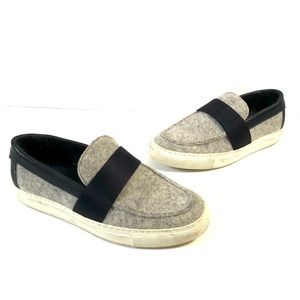 DIEMME Como Slip On Loafer Wool Upper Leather Insole Womens Size 38 EU